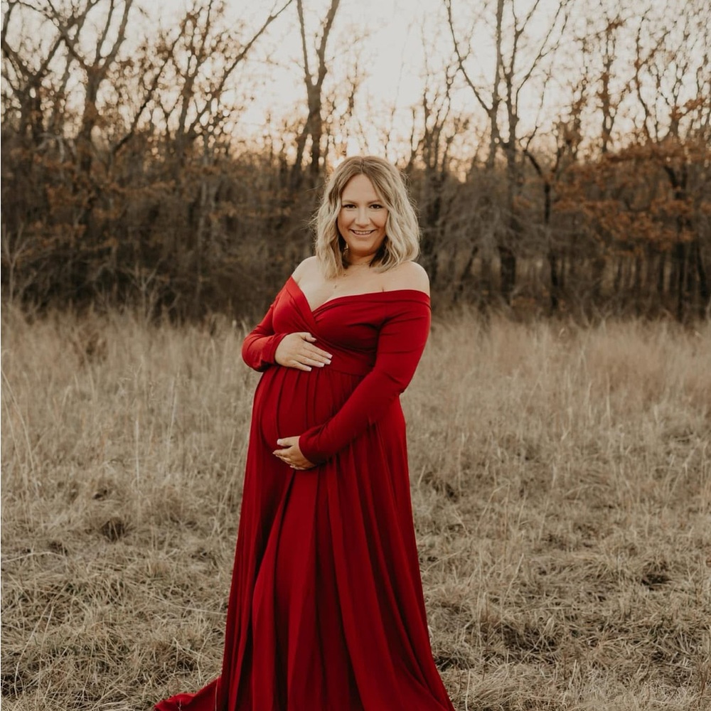 Elegant Red Maxi Dress for Women